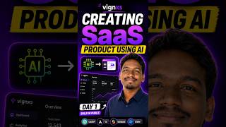 Day 1 of Creating a SASS Product ✨👍 #sass #buildinpublic #ai #vignxs