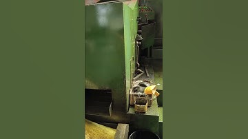 Different bolt threads are processed by thread rolling machine