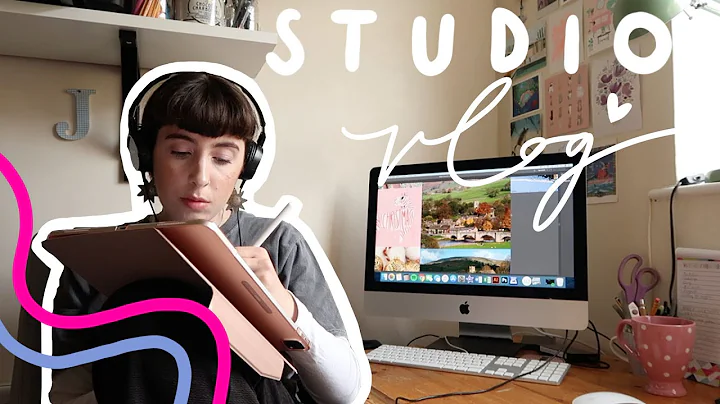 STUDIO VLOG #02 | Designing Cards using Procreate