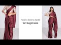 How To Wear Saree For Beginners Lakshmi Saree Draping Different Style Of Saree Tia Bhuva How To Wear Saree For Beginners Lakshmi Saree Draping Different Style Of Saree Tia Bhuva