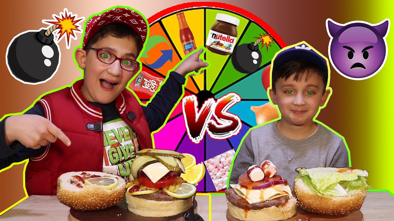 تحدي مين أفضل برغر بعجلة الحظ الغامضة لا يفوتكم الجزء الثاني (2) Mystery Wheel Of Burger