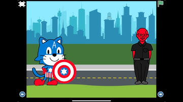How to make a Captain America game in ScratchJr (Maze game kids coding tutorial on iPad)