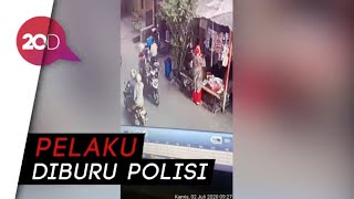 Aksi Jambret Kalung Emas Ibu-ibu Terekam CCTV!