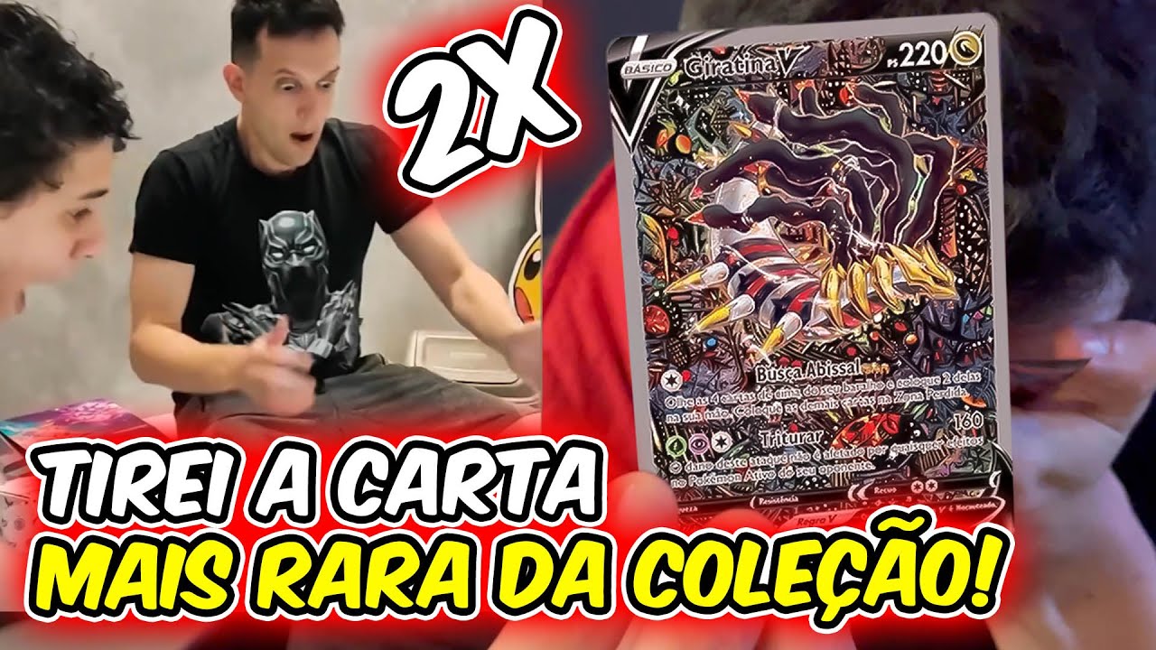 TIREI A CARTA 500 REAIS! MAIS RARA DA COLEÇÃO PARA OS INSCRITOS! CAPITÃO HUNTER CARTAS POKEMON TCG