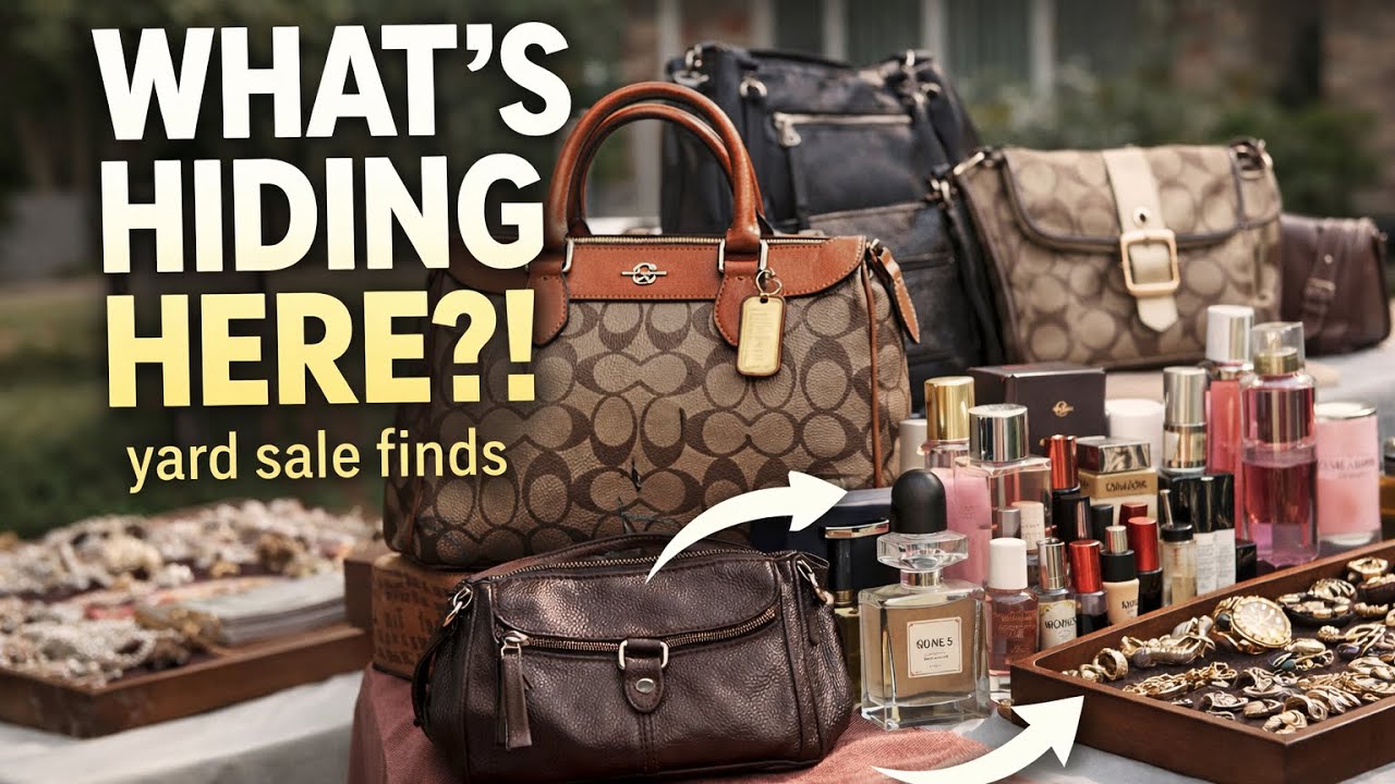 Покупки на гаражной распродаже! Дизайнерские сумки, косметика, украшения! #гаражнаяраспродажа #по...