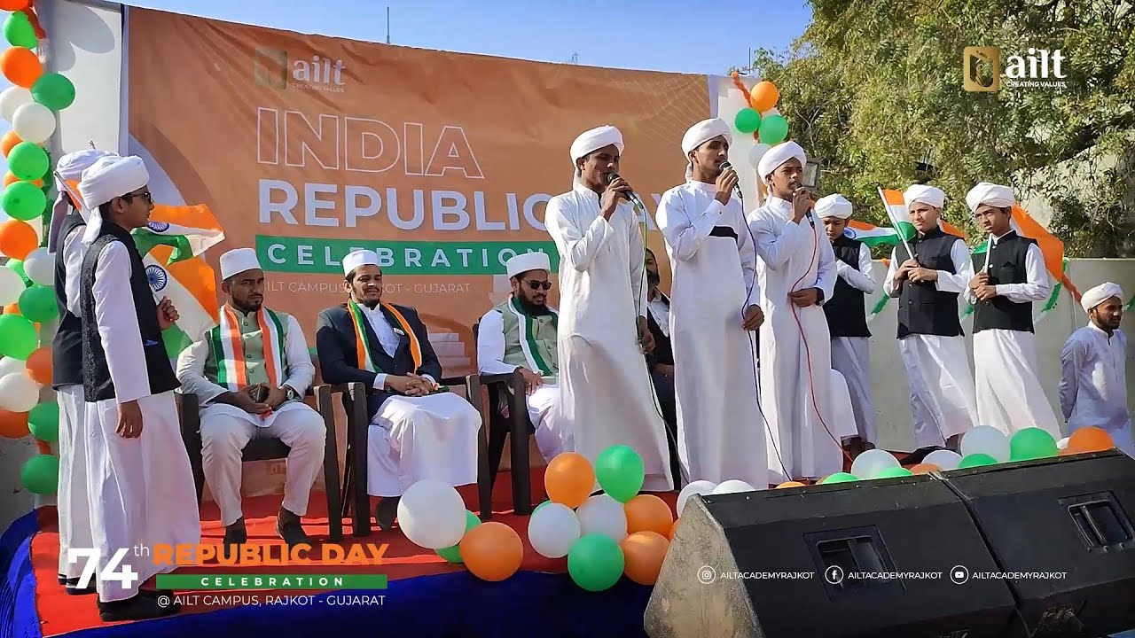 74th Republic Day Celebration at AILT Academy Rajkot - YouTube