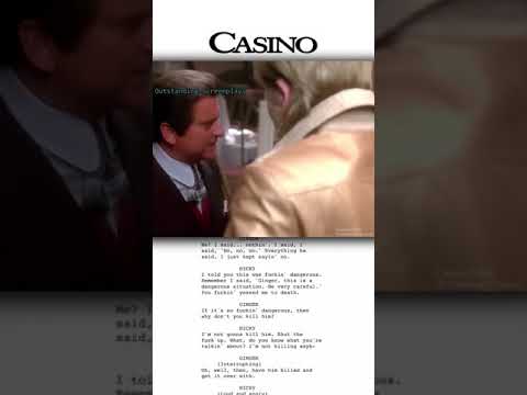 Casino epic scene screenplay| by Martin scorcese..