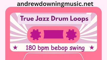 180 bpm bebop 4/4 swing