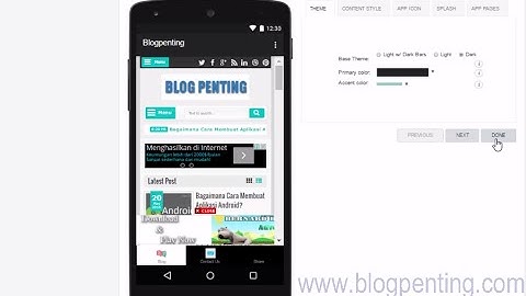 Cara Membuat Aplikasi Blog Webview untuk ANDROID  Hanya Dalam 10 Menit