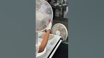 Floor fan production line inspection,#qualitycontrol #electrical products #Factory audit