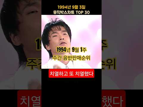 1994년 9월 1주 뮤직박스차트 TOP 30 1994년노래 90년대가요