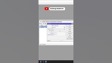 cara ganti password router mikrotik #mikrotik #router #tutorial #wifi #galangandre #gantipassword