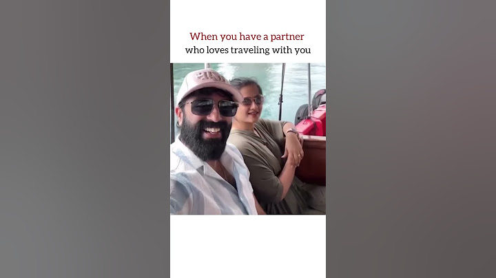 Couple likes to travel🌍✨❤️... #gp #gopika travel @GovindPadmasooryaGP #couple