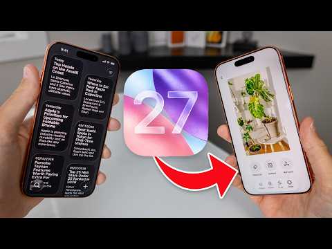 iOS 27 LEAKED - First Images Revealed!