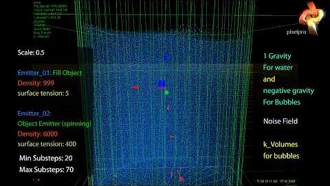 realflow bubbles a Quick tutorial..
