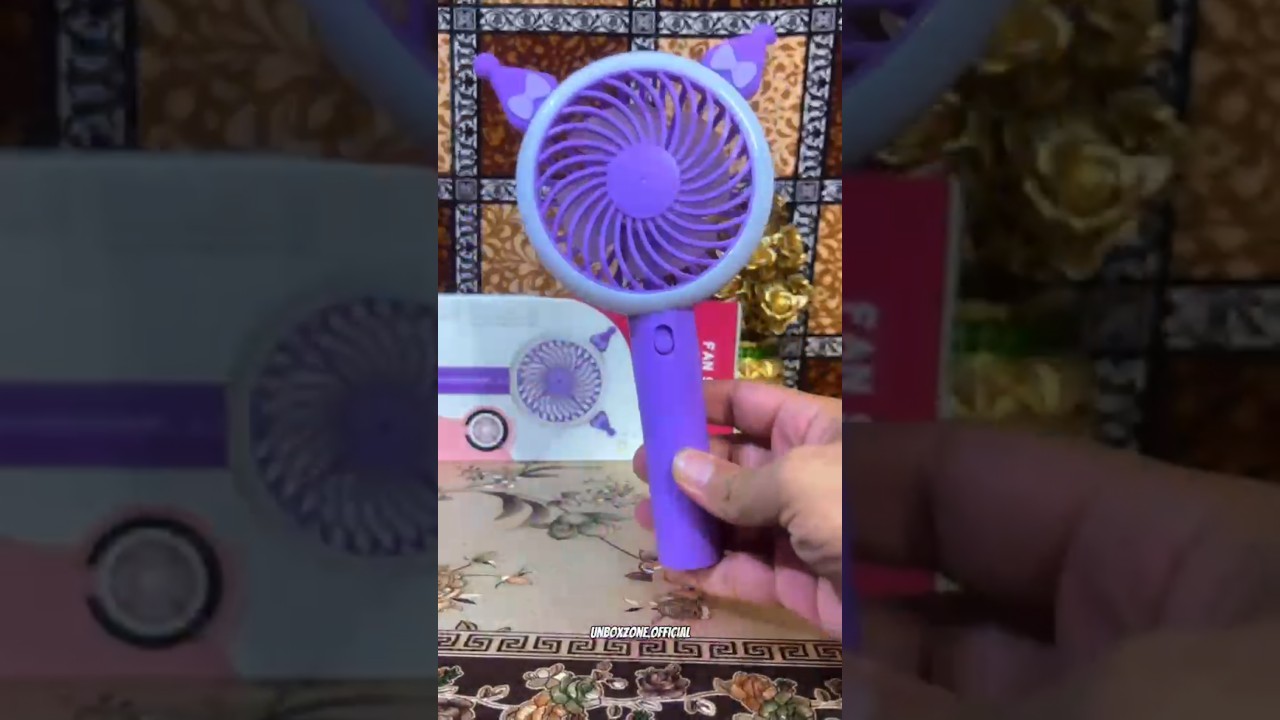 Portable Handheld Fan – ColdSky 3-in-1 Mini Fan with Bright Light and Frosty Mode
