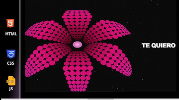 🌻Creando una Flor interactiva ❤️ hecho con HTML , CSS Y JS  para novia TUTORIAL FACIL + DESCARGA