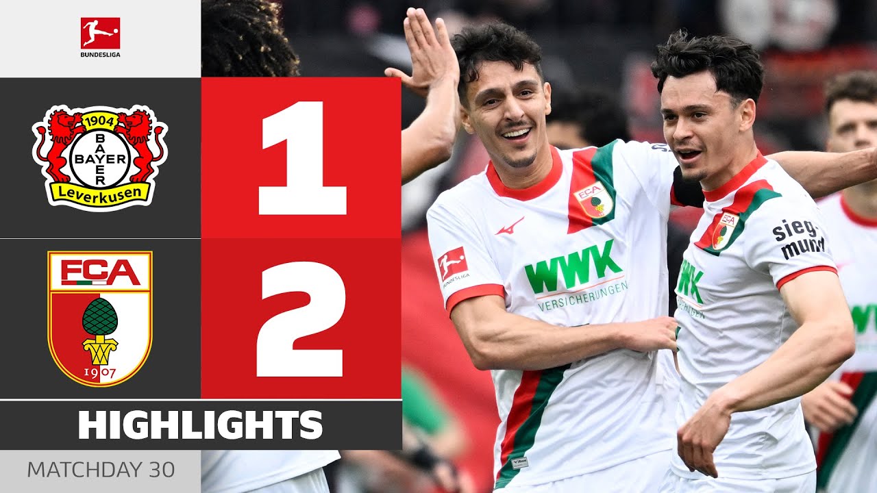 Penalty Hurts UCL Ambitions! | BAYER 04 LEVERKUSEN - FC AUGSBURG | Highlights | MD 30 – Bundesliga