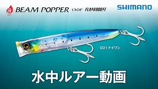 【水中ルアー動画】熱砂 ビームポッパー 130F FB   NESSA_BEAM_POPPER_130F_FB