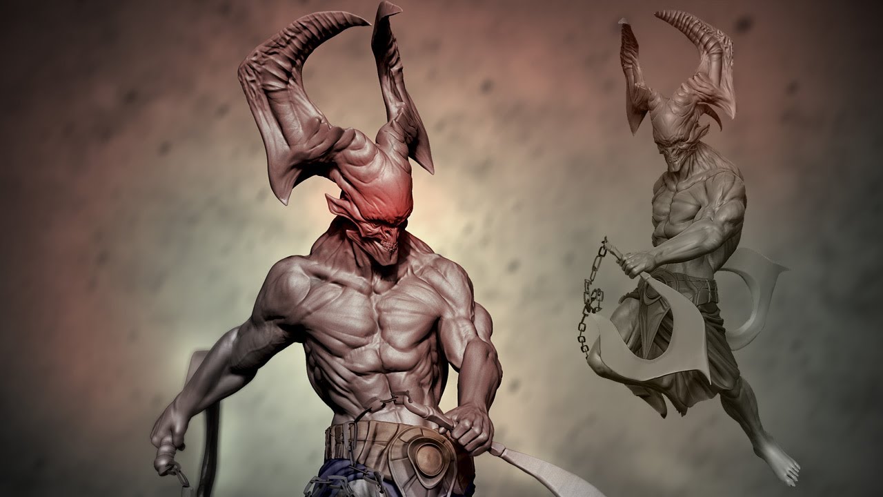 demon zbrush