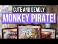 Cute  deadly monkey pirate commander  ragavan nimble pilferer  modern horizons 2 spoiler  mtg