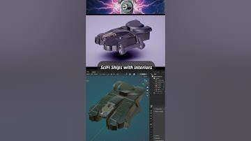 Blender plus Sketchfab  #3d #scifi #spaceship #starship #3dmodeling #lowpoly #gamedev #assets