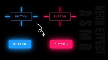 ASMR Programming - Creative Glowing Neon CSS Button Hover Effect - No Talking