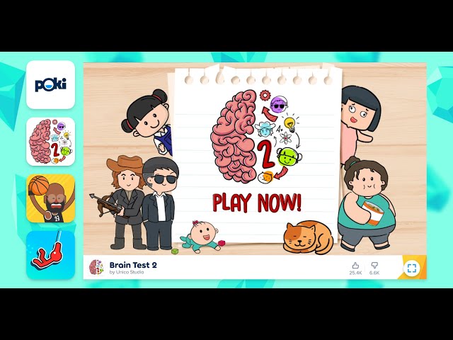 NEW: Brain Test 2: Tricky Stories - Play it on Poki 
