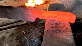 Making a meat knife_How to make a blade | Simple way of blacksmith