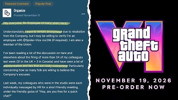 GTA 6 Release Date Just Got An INSANE UPDATE...Anonymous Rockstar Employee Speaks Out!