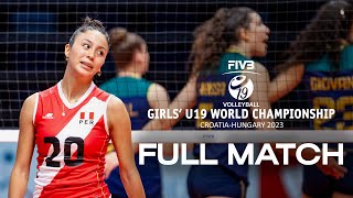 PER🇵🇪 vs. CAN🇨🇦 - Full Match | Girls' U19 World Championship | Pool C
