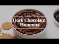 Dark chocolate hummus