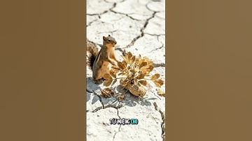 Con sóc đã cứu cây lạc khỏi bị khô héo bằng cách tưới nước cho nó. #ai #save #tree #squirrel#shorts