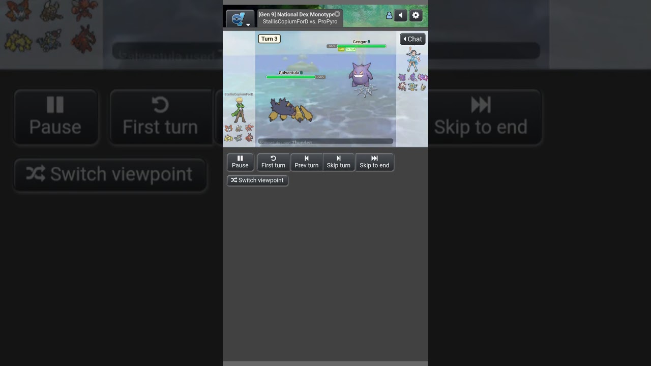 Gengar Glitches After Being Paralyzed Pokemon Showdown Gen 9 National Dex Battle