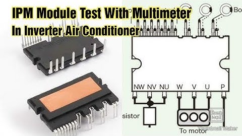 How To Check Ipm Module With Multimeter In Inverter Air Conditioner | Sialkot AC Repairing