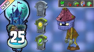 Plants Vs Zombies 2 - Dark Ages Night 25 Plants Lvl 1 & No Premium