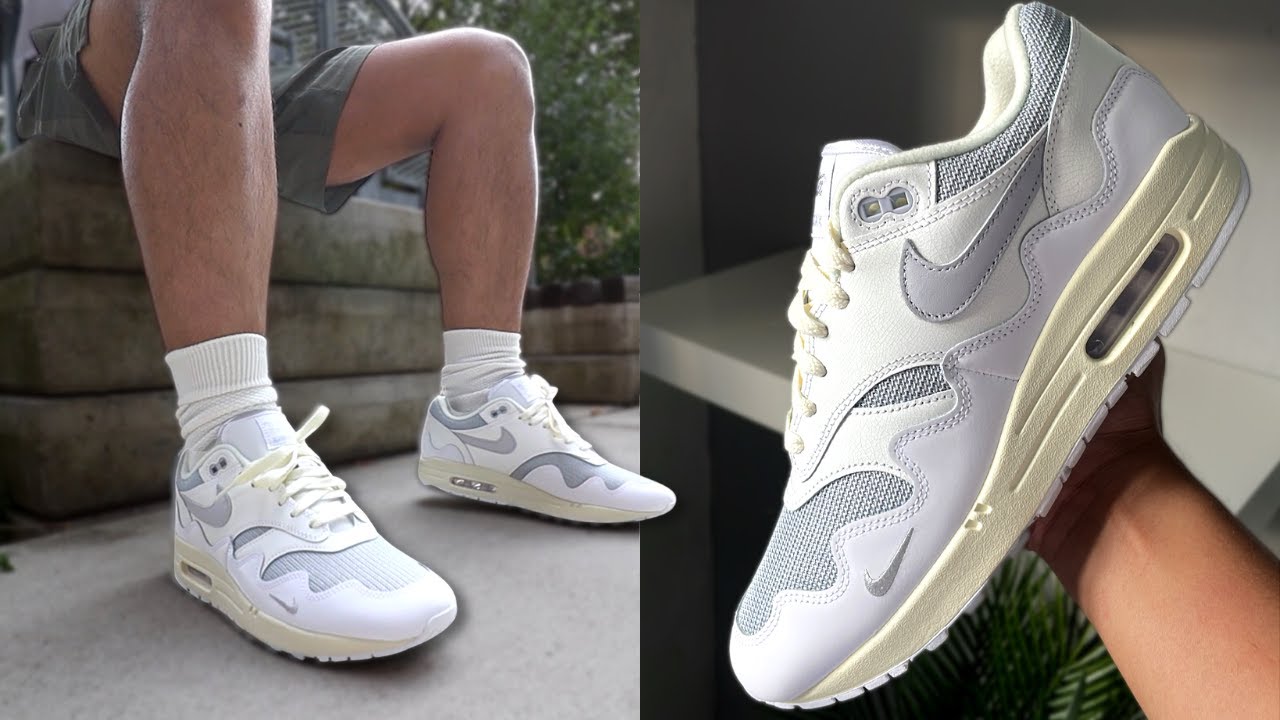 Patta Nike Air 1 Pure Platinum | review on feet - YouTube