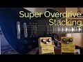 STACKING DRIVE PEDALS: 2 Boss SD1 Super Overdrives