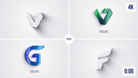 Silver 3D Logo Reveal AFTER EFFECTS Template Videohive 32960887