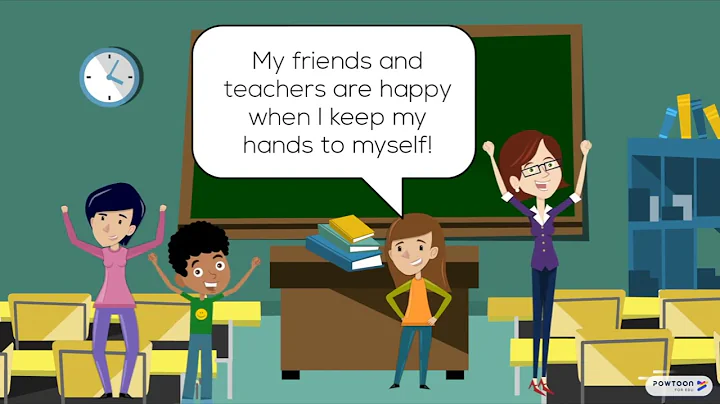 Keeping your Hands to Yourself Social Story for Special Education
