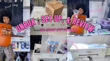 Step-by-Step Unboxing Of The Ink Sonic R1390 DTF Printer Setup & Test | Everything You Need to Know!