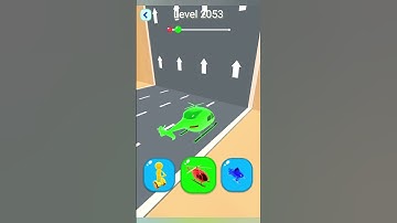 Shape Shifting 2 GAMEPLAY Level No -2053 Walkthrough - New Update Car Racing #Shorts #ShapeShifting