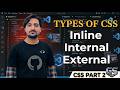 Types of css