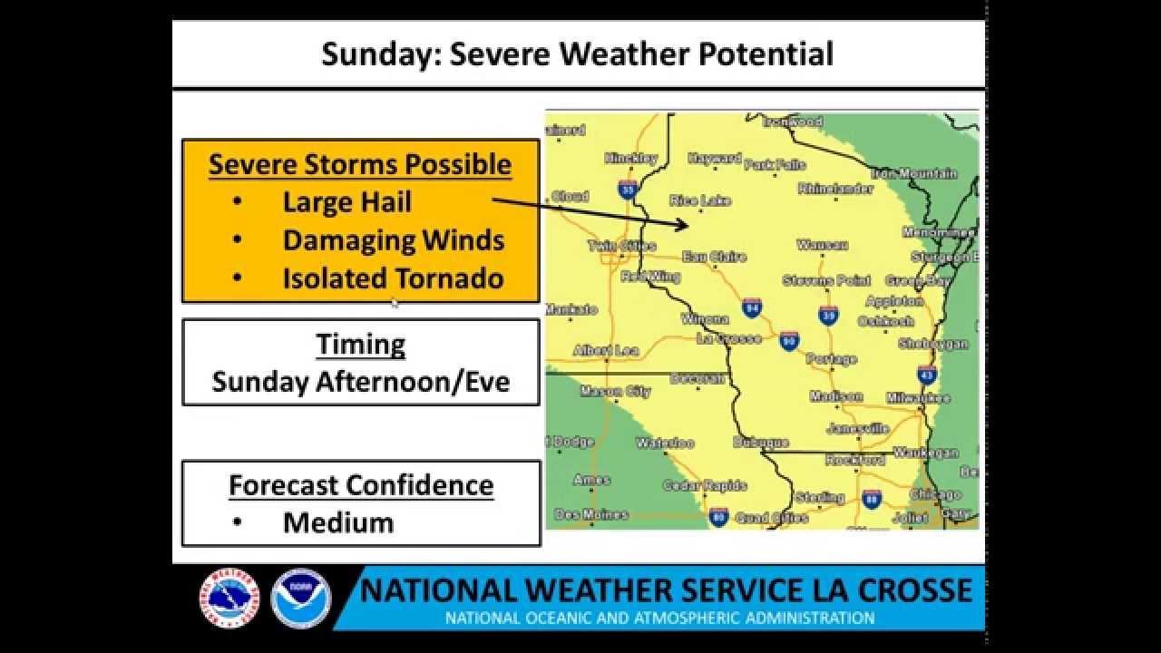 Update: Severe Storm Potential for Sunday May 17 2015 - YouTube