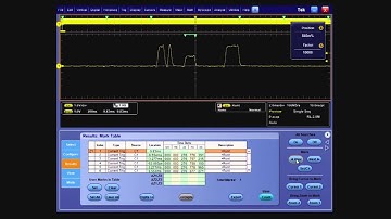 Tektronix MSO/DPO5000B vs. Agilent MSO/DSO-X 4000A: Search and Measurement