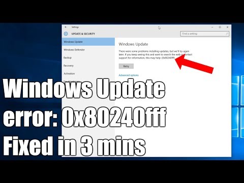 [FIXED] Windows 10 Update Error 0x80240fff