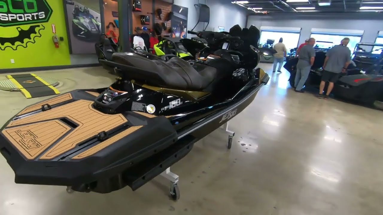 New BLACK/GOLD 2023 KAWASAKI JET SKI ULTRA 160LX Watercraft For Sale In Port Richey, FL