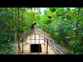 How to Build The Most Beautiful Bamboo Villa Surround Pool on the Most Secret Underground House