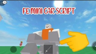 ROBLOX FE MINI CAR SCRIPT using FLUXUS EXECUTOR played at Fencing game - script link on comments
