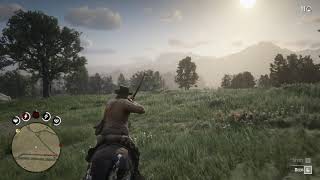 RDR2: First time I killed a deer while on my horse (Its harder than it looks)
